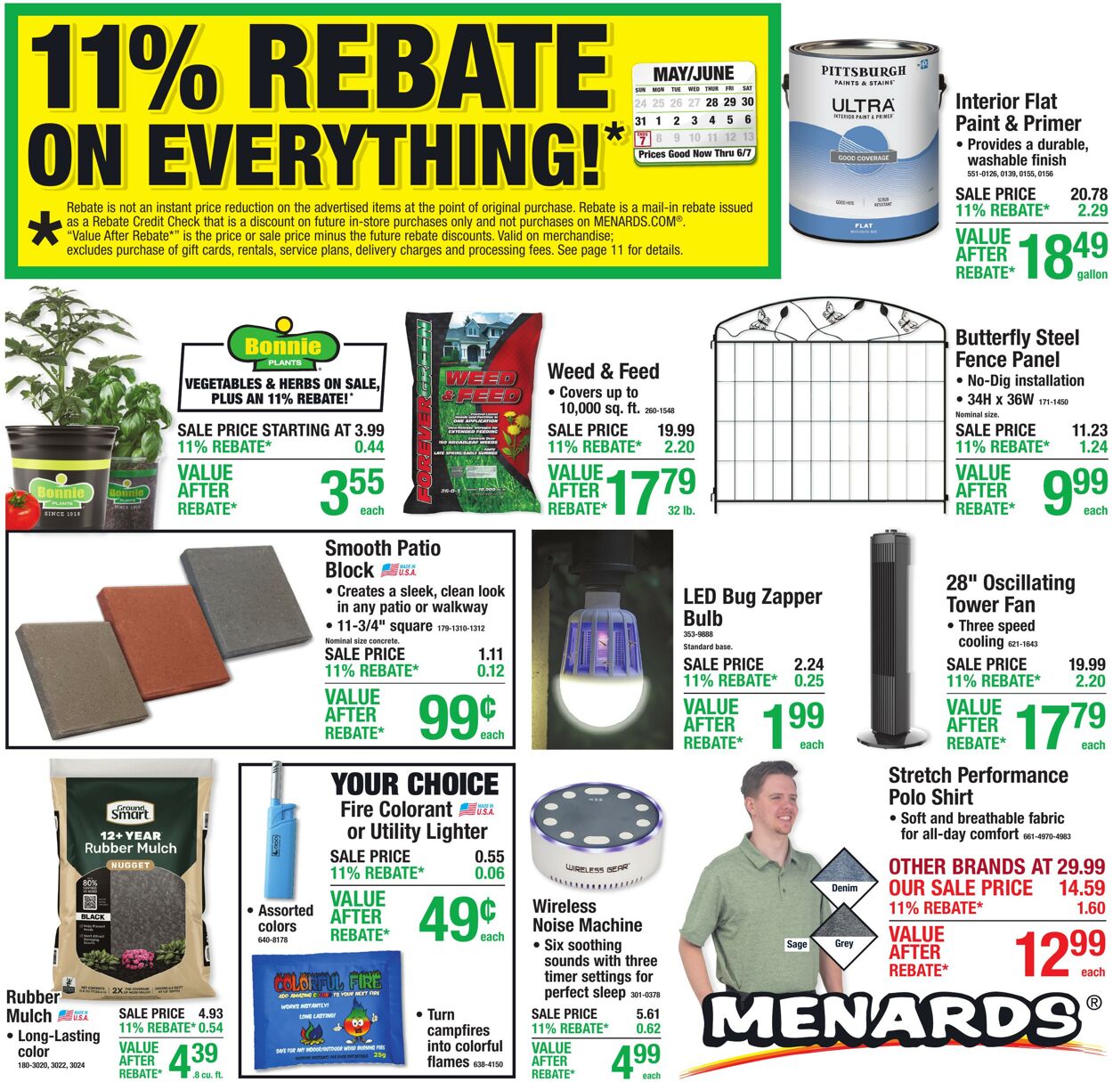 Weekly ad Menards 05/27/2026 - 06/07/2026