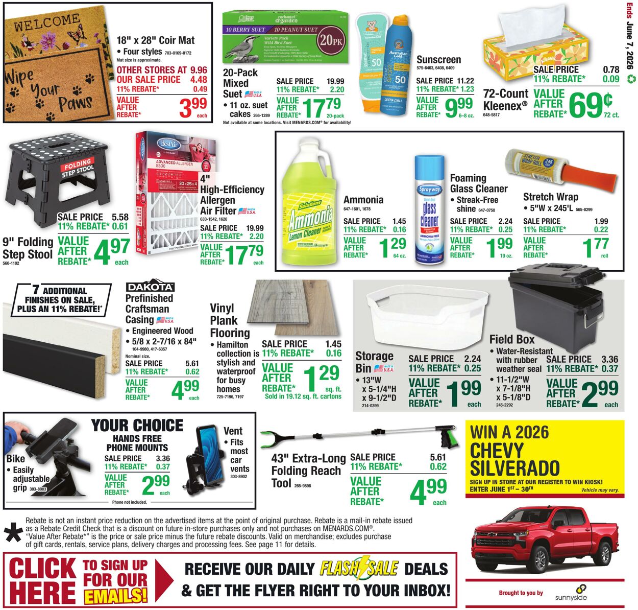 Weekly ad Menards 05/27/2026 - 06/07/2026