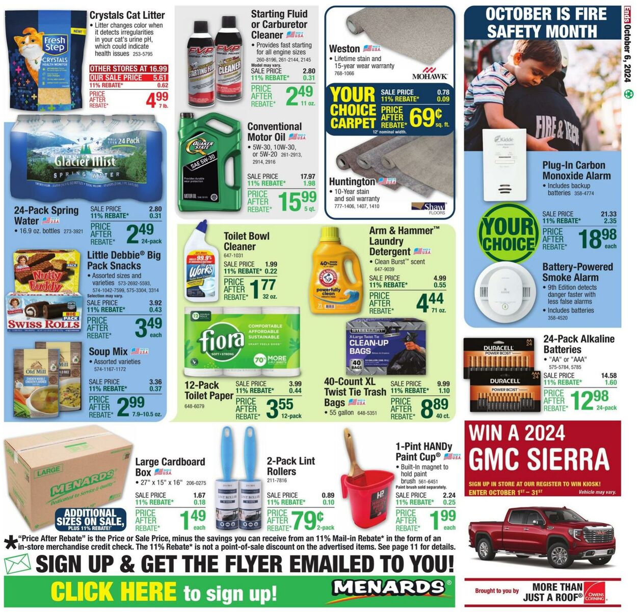 Weekly ad Menards 09/25/2024 - 10/06/2024