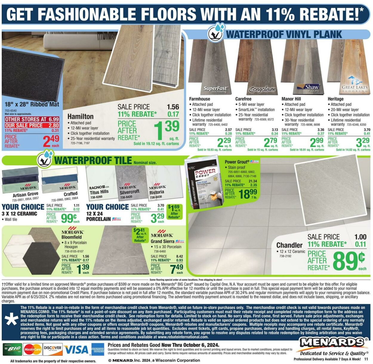 Weekly ad Menards 09/25/2024 - 10/06/2024