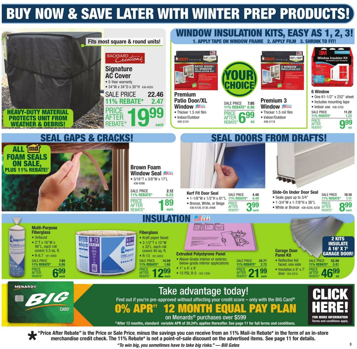 Weekly ad Menards 09/25/2024 - 10/06/2024