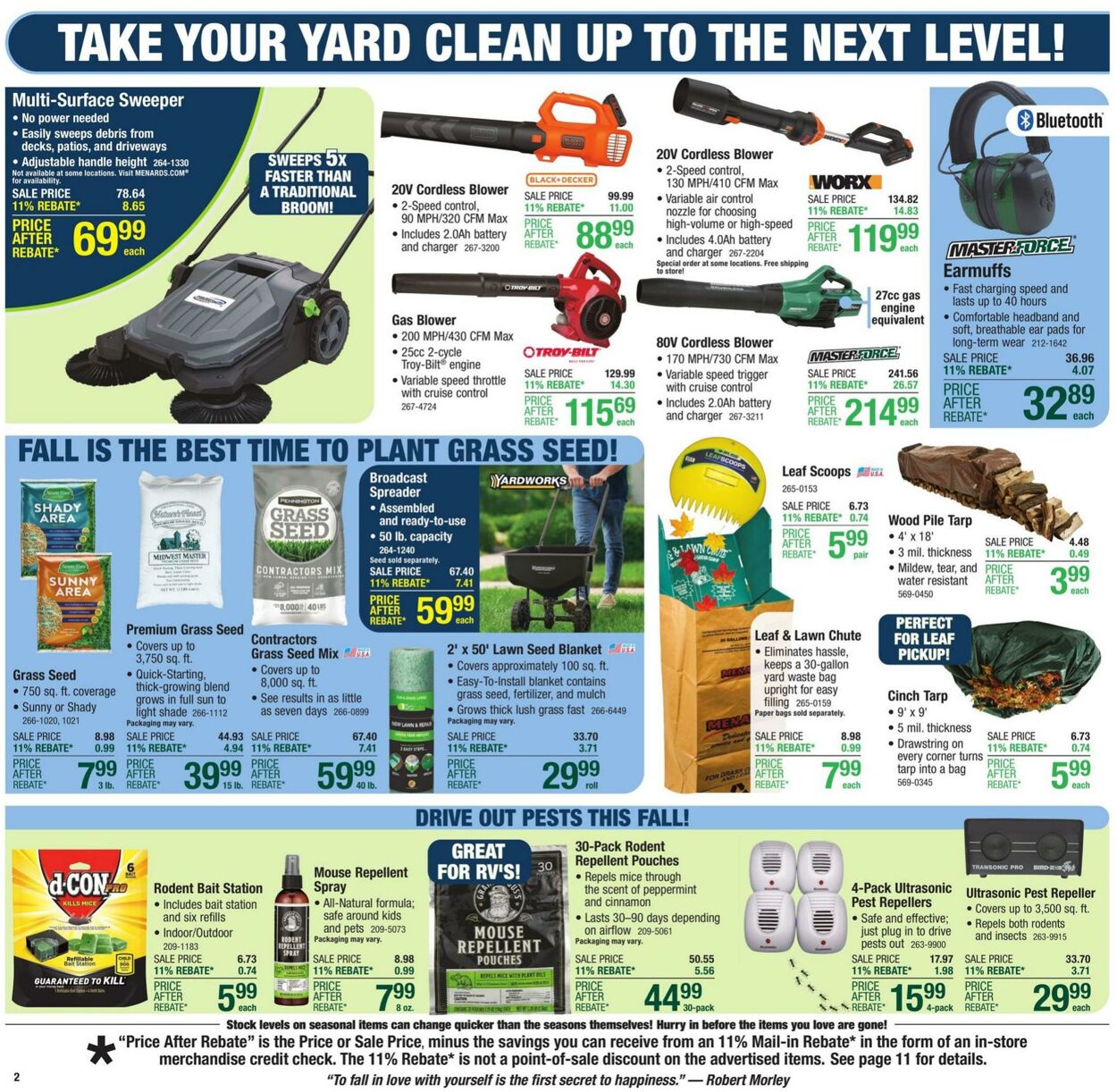 Weekly ad Menards 09/25/2024 - 10/06/2024