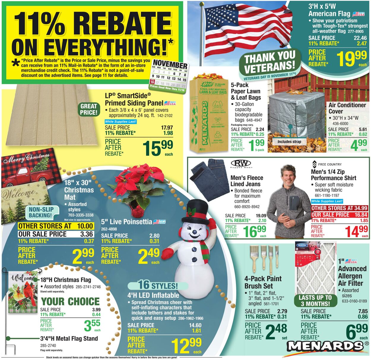 Weekly ad Menards 11/05/2025 - 11/16/2025