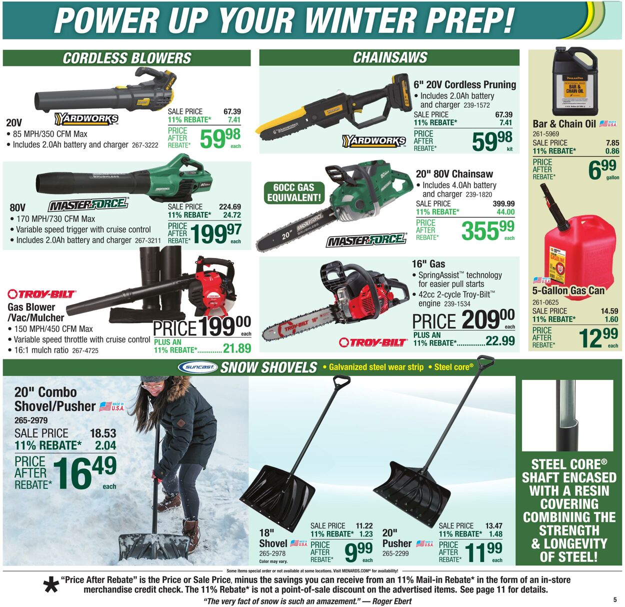 Weekly ad Menards 11/05/2025 - 11/16/2025