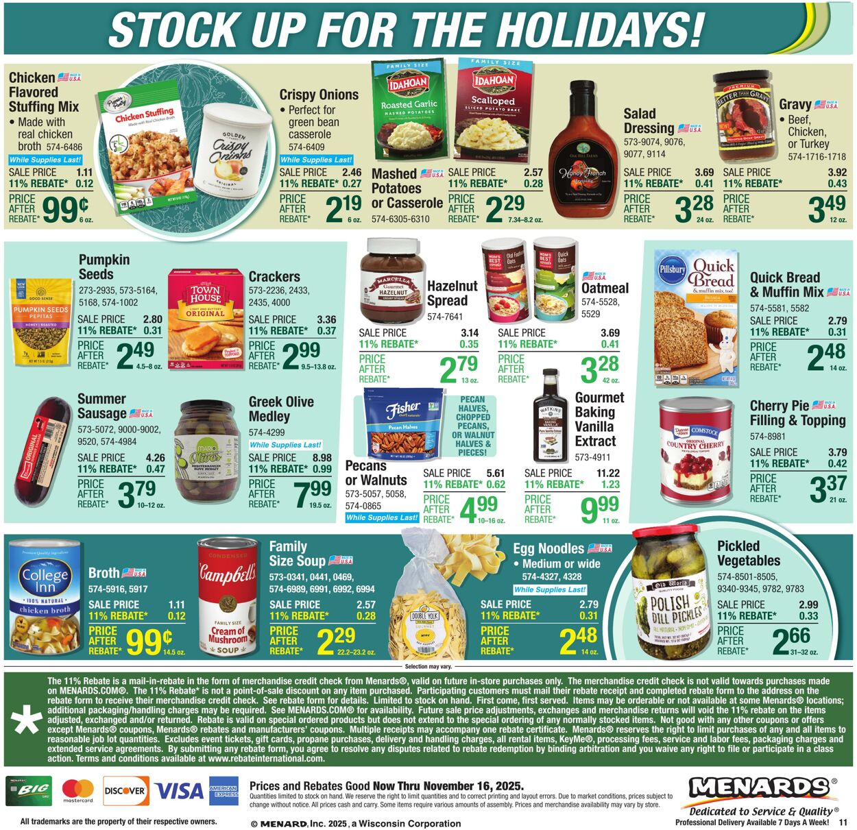 Weekly ad Menards 11/05/2025 - 11/16/2025