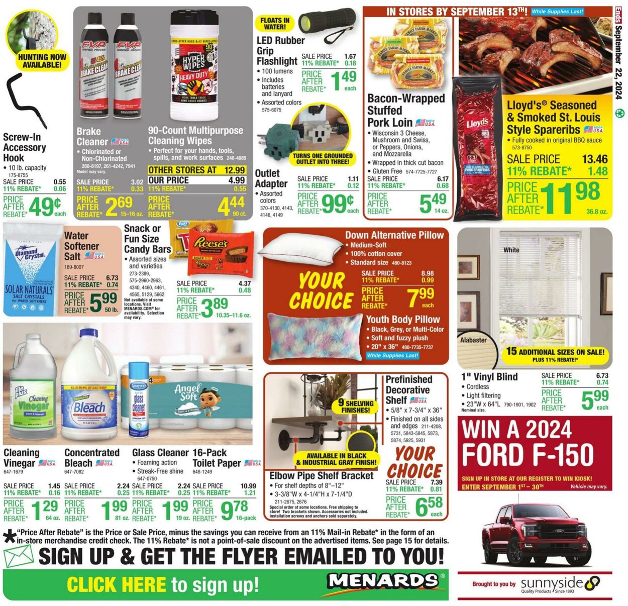 Weekly ad Menards 09/11/2024 - 09/22/2024