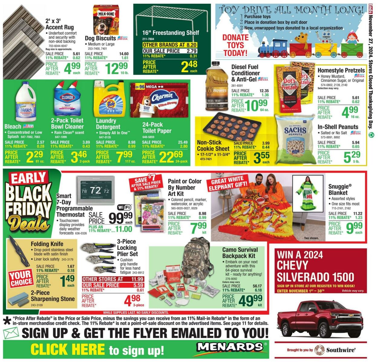 Weekly ad Menards 11/20/2024 - 11/27/2024