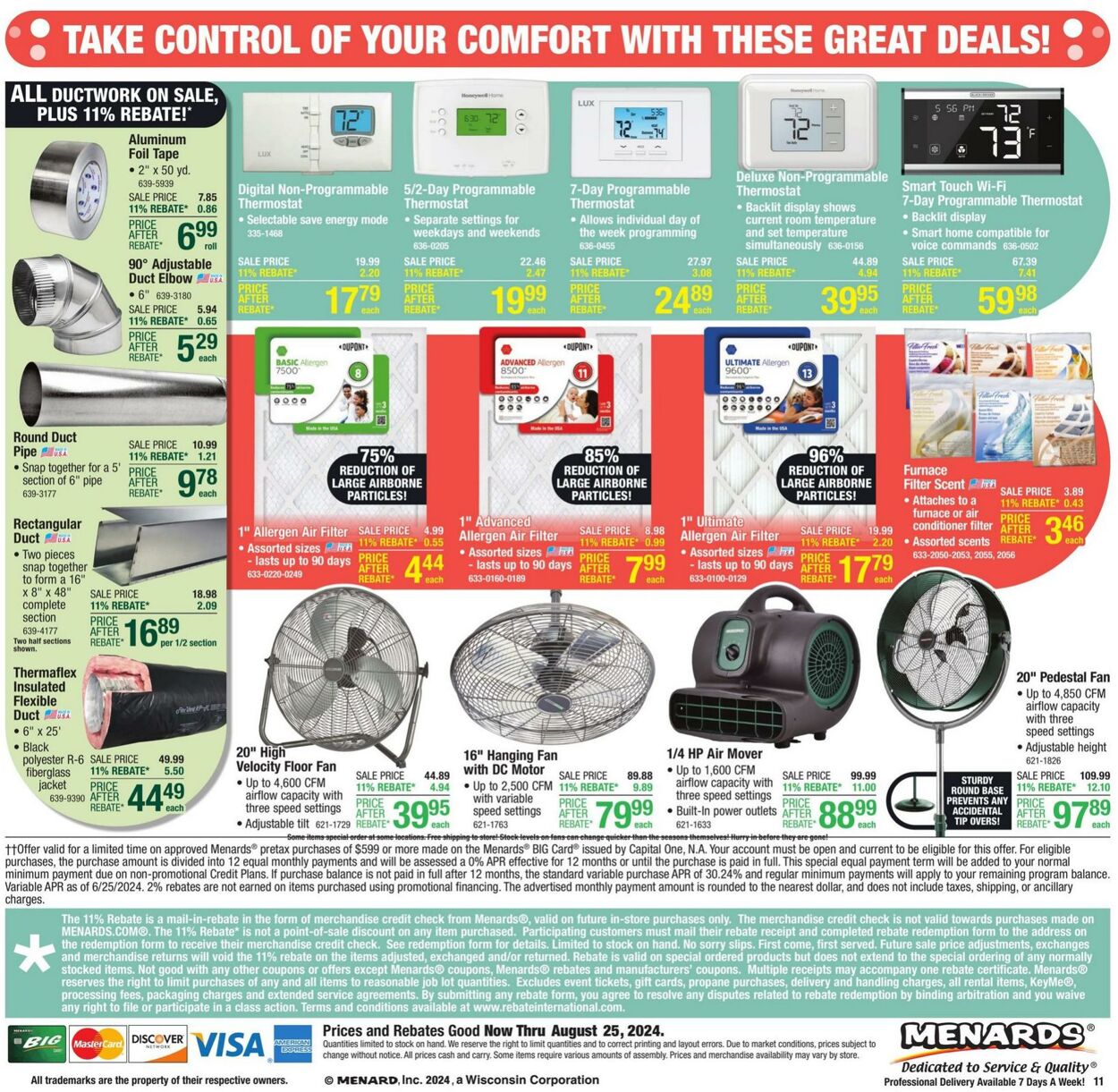 Weekly ad Menards 08/14/2024 - 08/25/2024