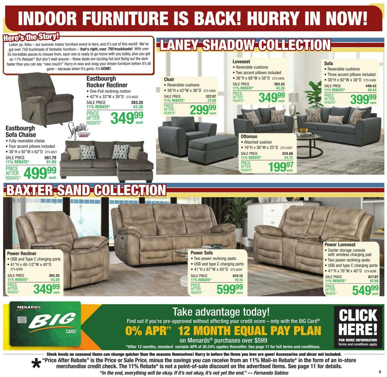 Weekly ad Menards 08/14/2024 - 08/25/2024