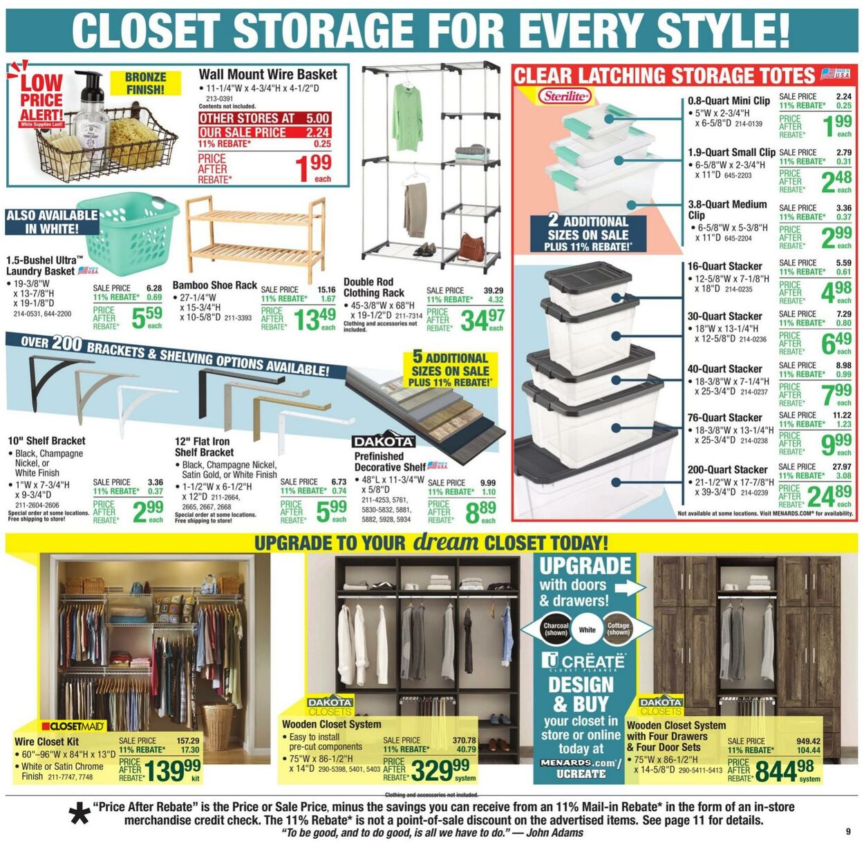 Weekly ad Menards 08/07/2024 - 08/18/2024