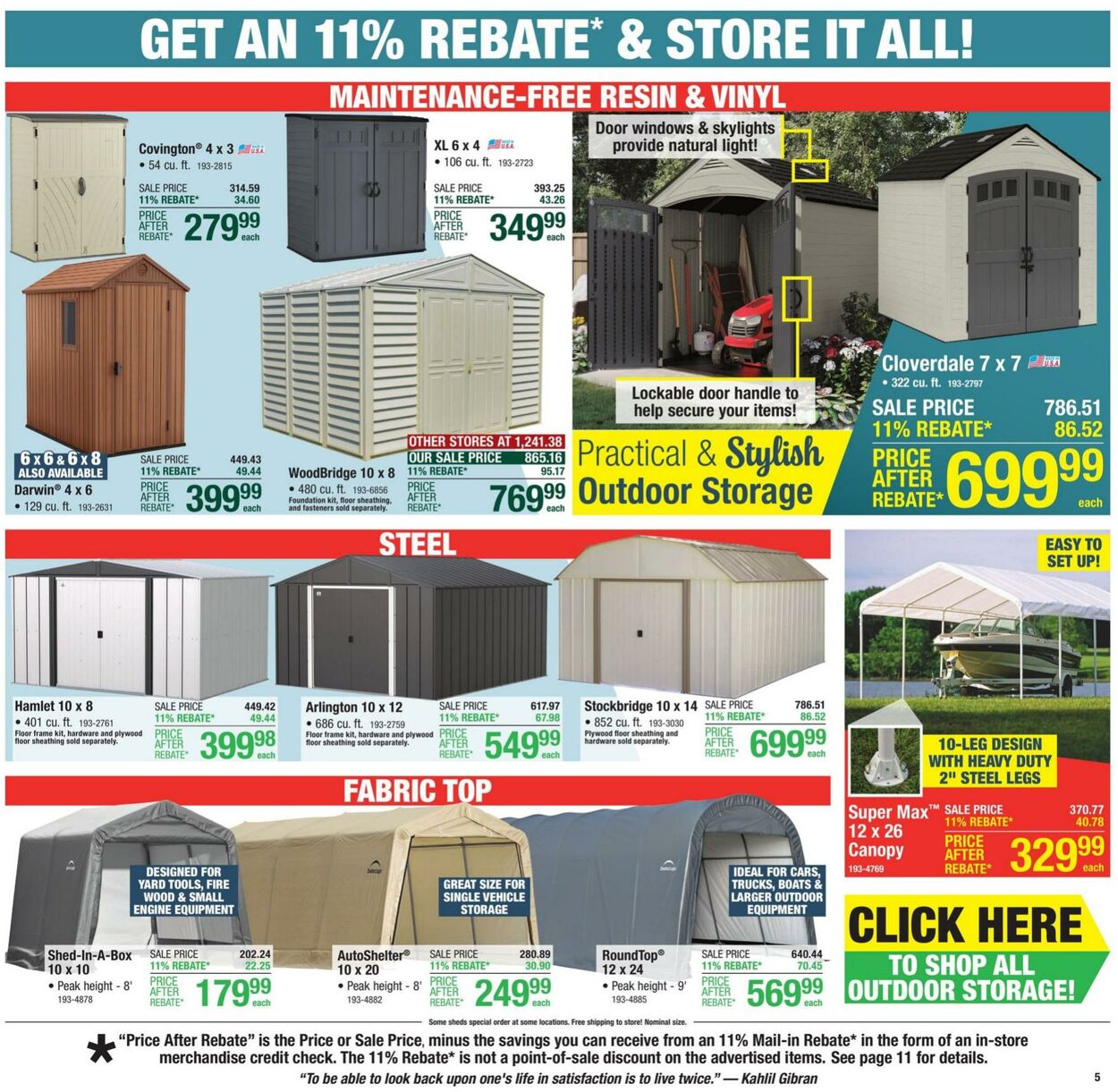 Weekly ad Menards 08/07/2024 - 08/18/2024