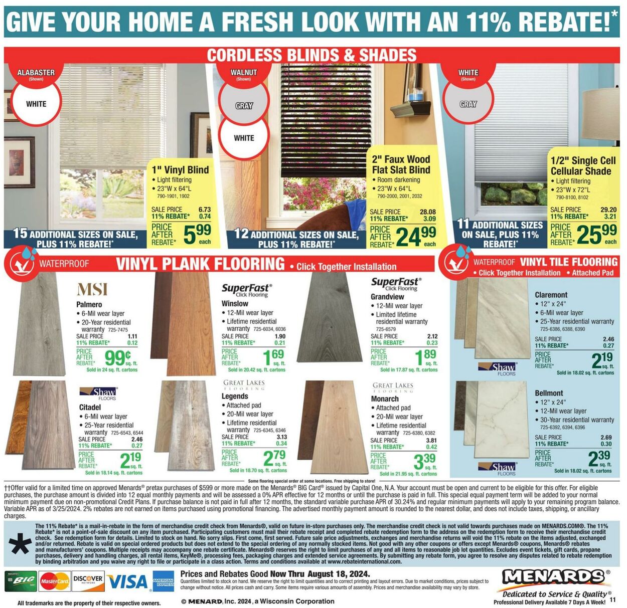 Weekly ad Menards 08/07/2024 - 08/18/2024