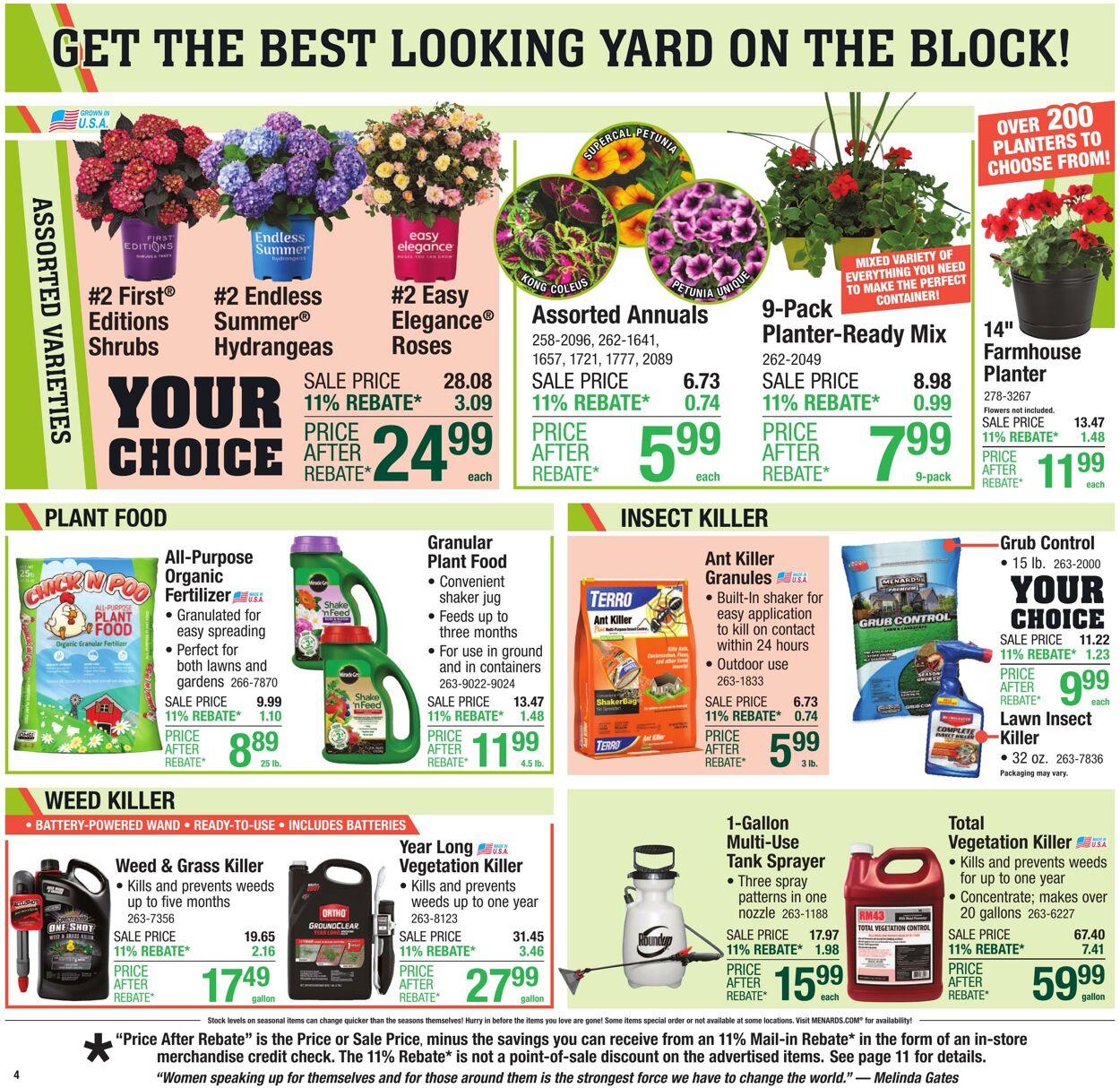 Weekly ad Menards 05/21/2025 - 06/01/2025