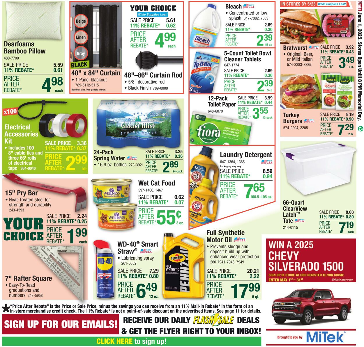 Weekly ad Menards 05/21/2025 - 06/01/2025