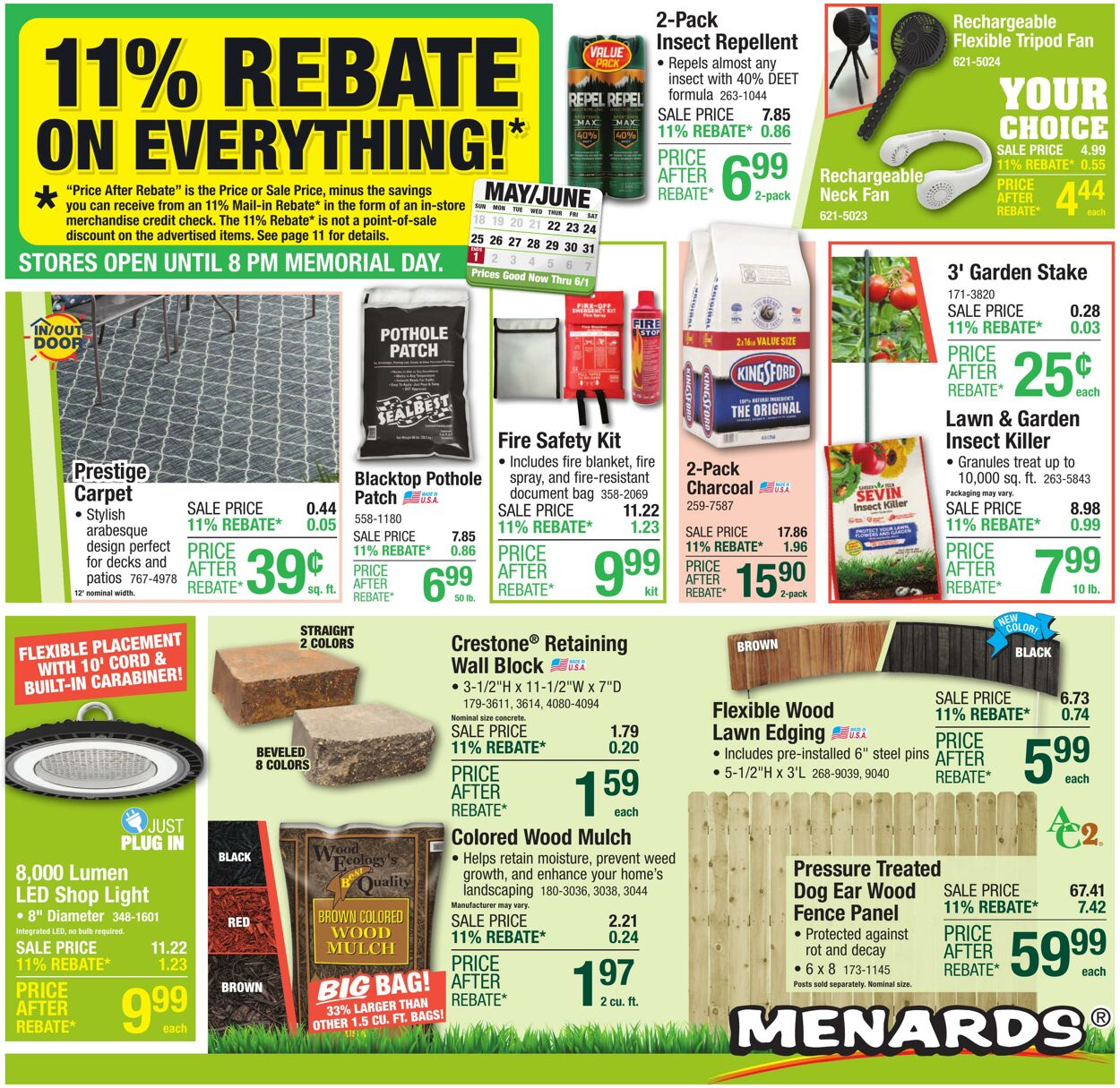 Weekly ad Menards 05/21/2025 - 06/01/2025