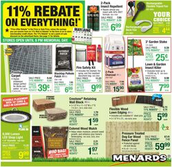 Weekly ad Menards 05/21/2025 - 06/01/2025