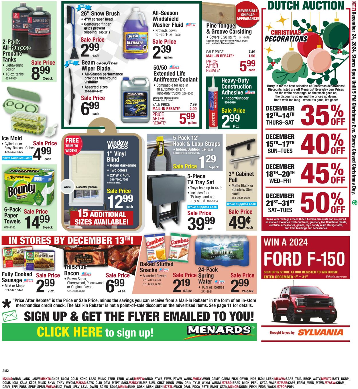 Weekly ad Menards 12/11/2024 - 12/24/2024