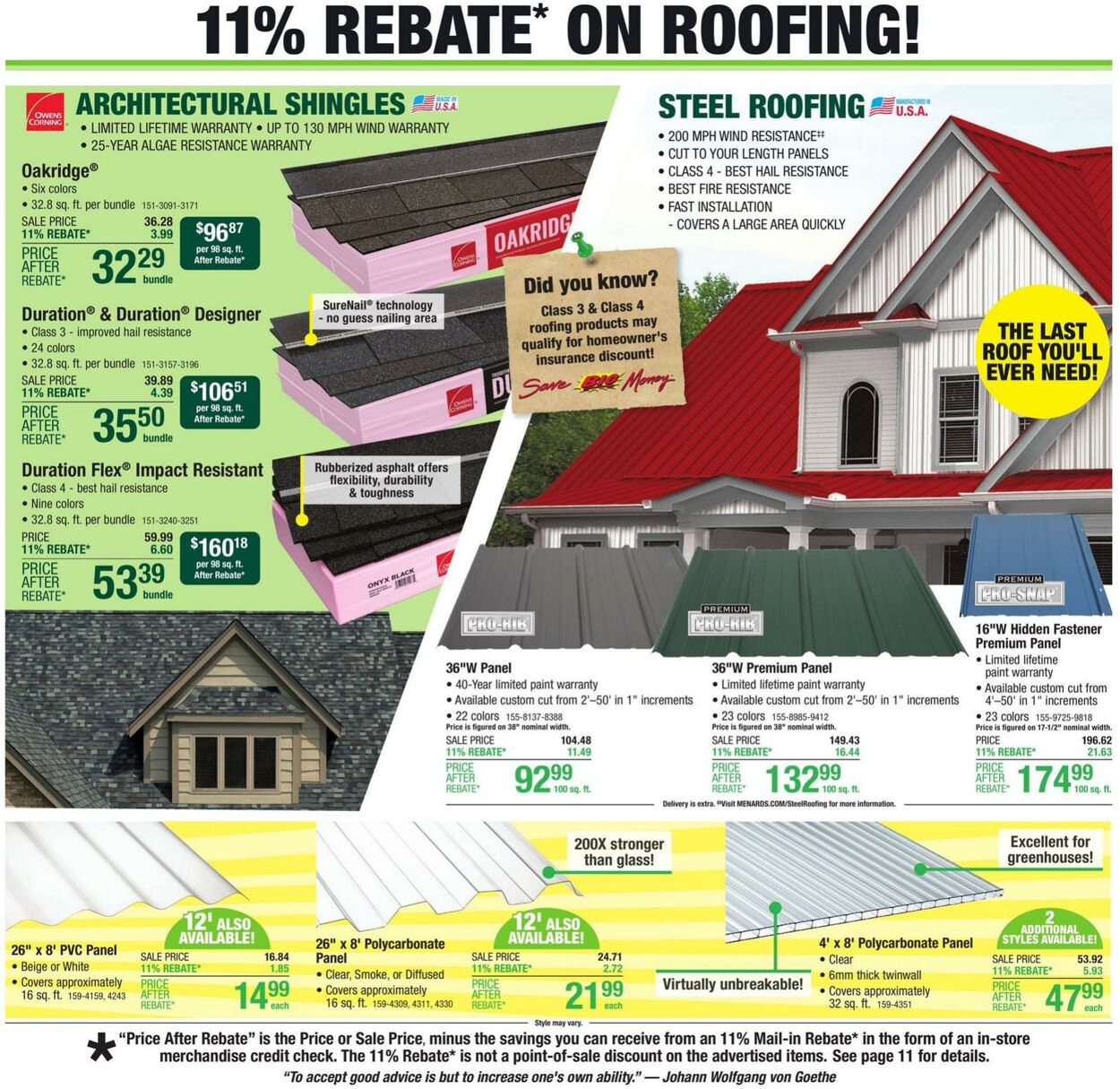 Weekly ad Menards 08/21/2024 - 09/02/2024