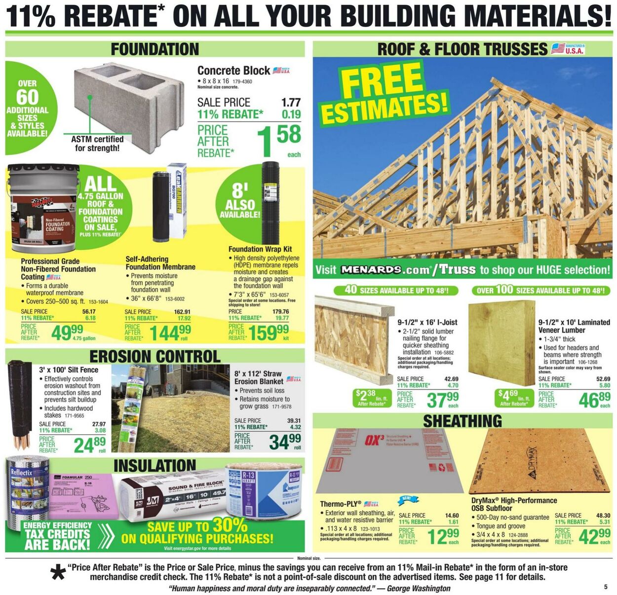 Weekly ad Menards 08/21/2024 - 09/02/2024