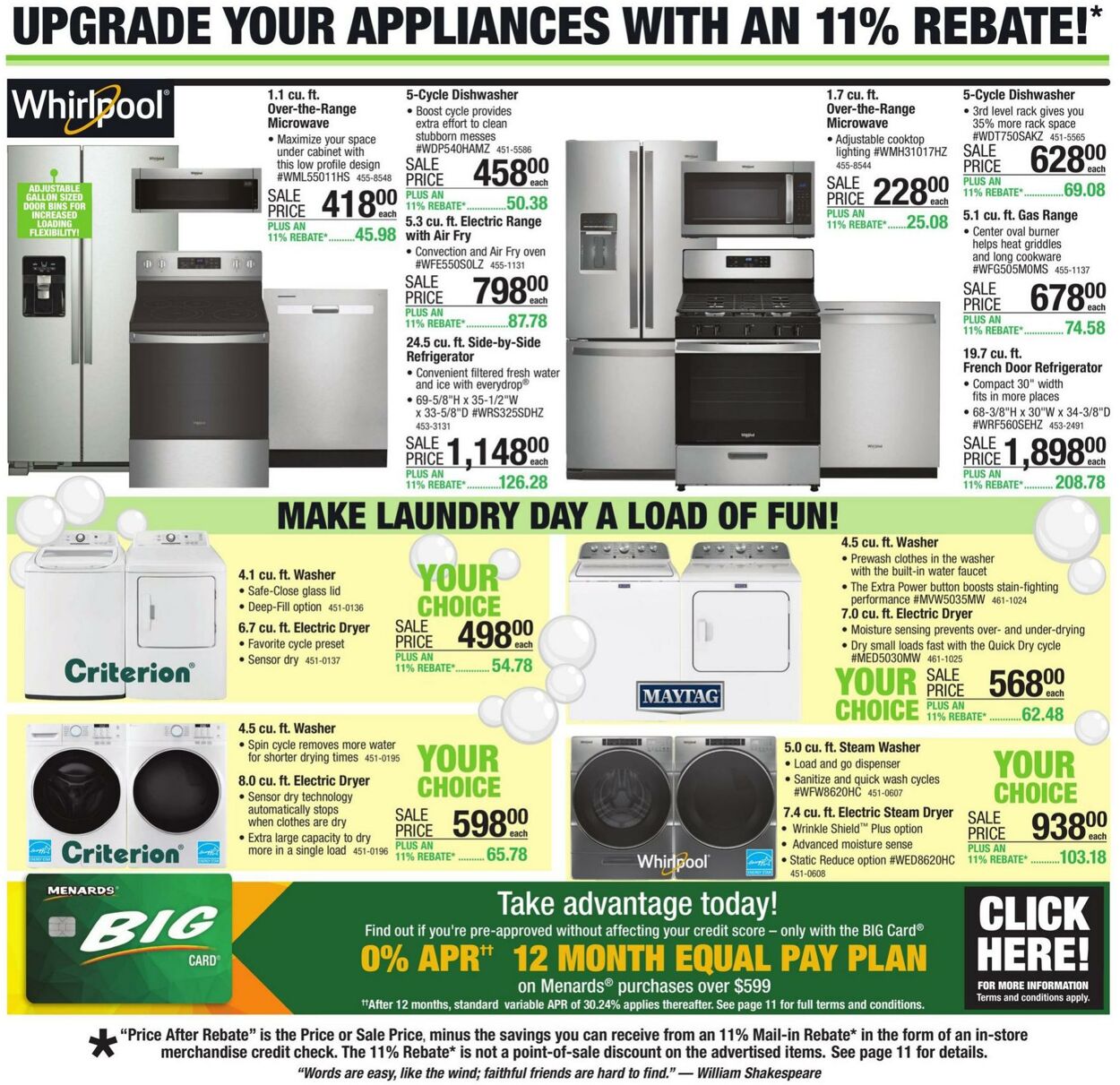 Weekly ad Menards 08/21/2024 - 09/02/2024