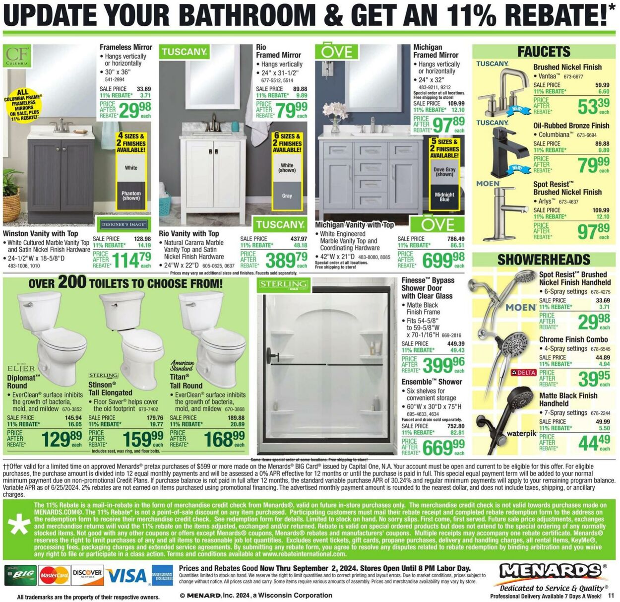 Weekly ad Menards 08/21/2024 - 09/02/2024