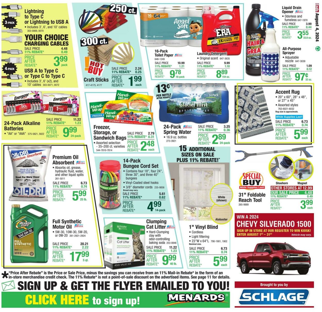 Weekly ad Menards 07/24/2024 - 08/04/2024