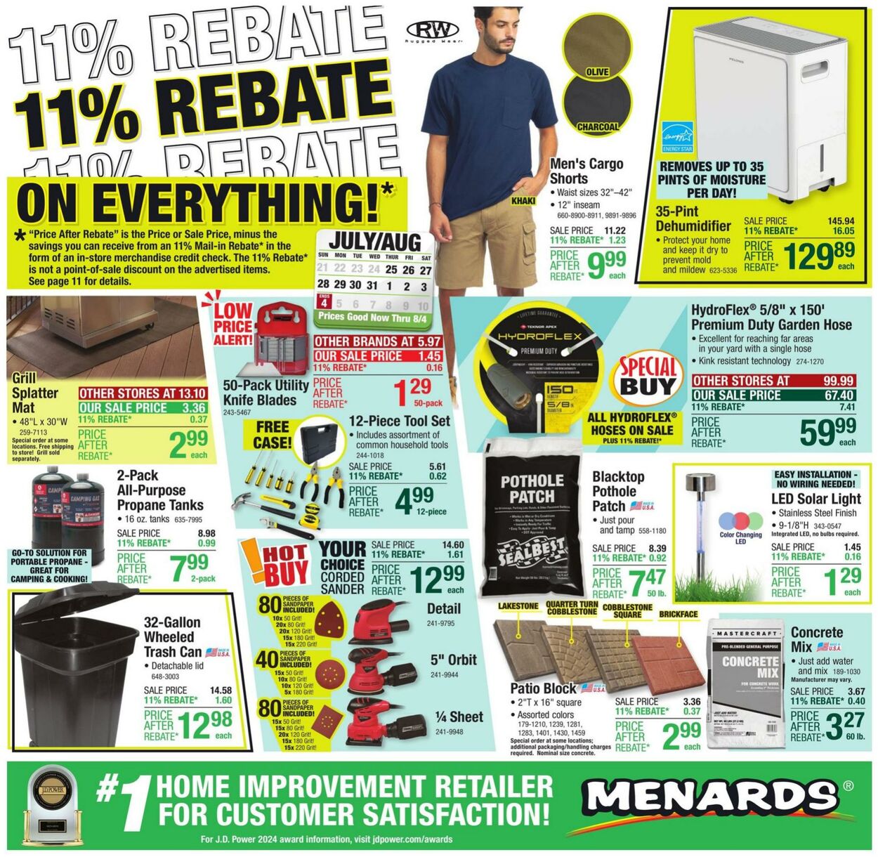 Weekly ad Menards 07/24/2024 - 08/04/2024