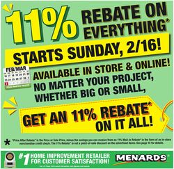 Weekly ad Menards 02/16/2025 - 03/02/2025