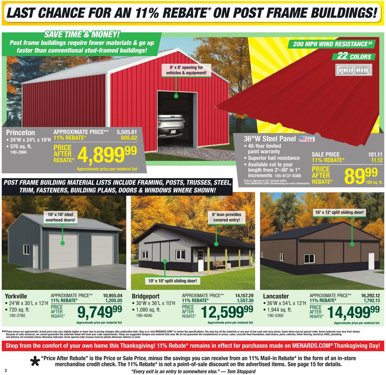 Weekly ad Menards 11/12/2025 - 11/27/2025