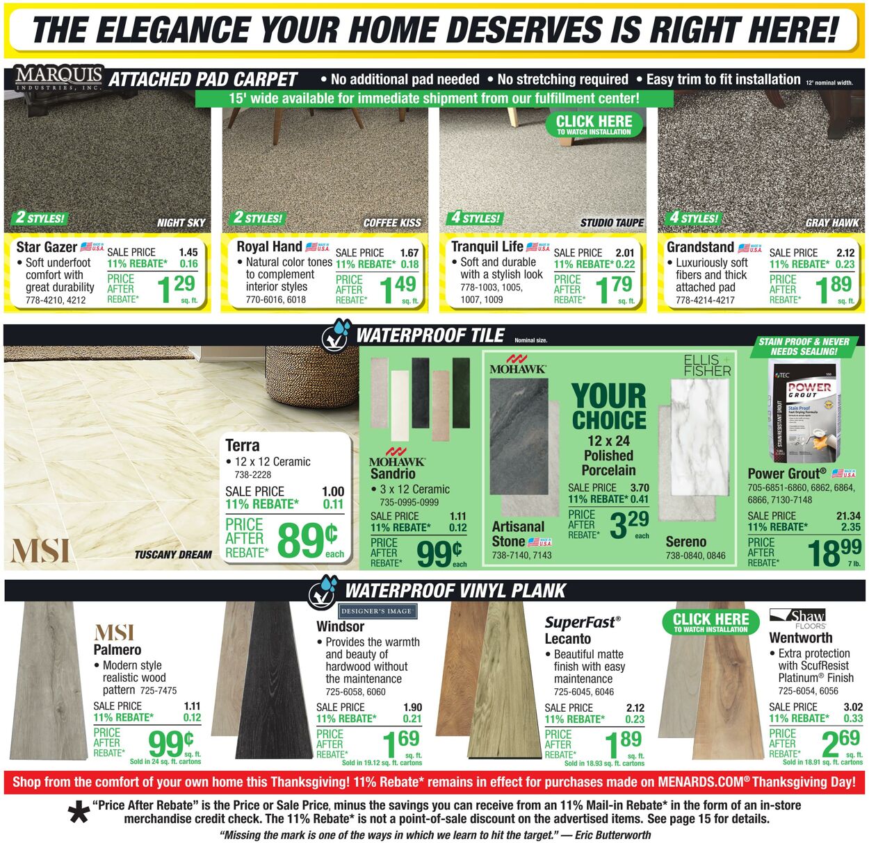 Weekly ad Menards 11/12/2025 - 11/27/2025
