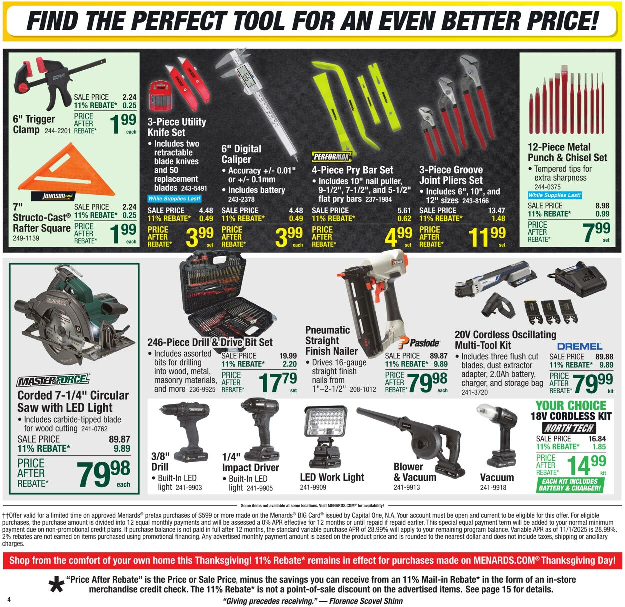 Weekly ad Menards 11/12/2025 - 11/27/2025