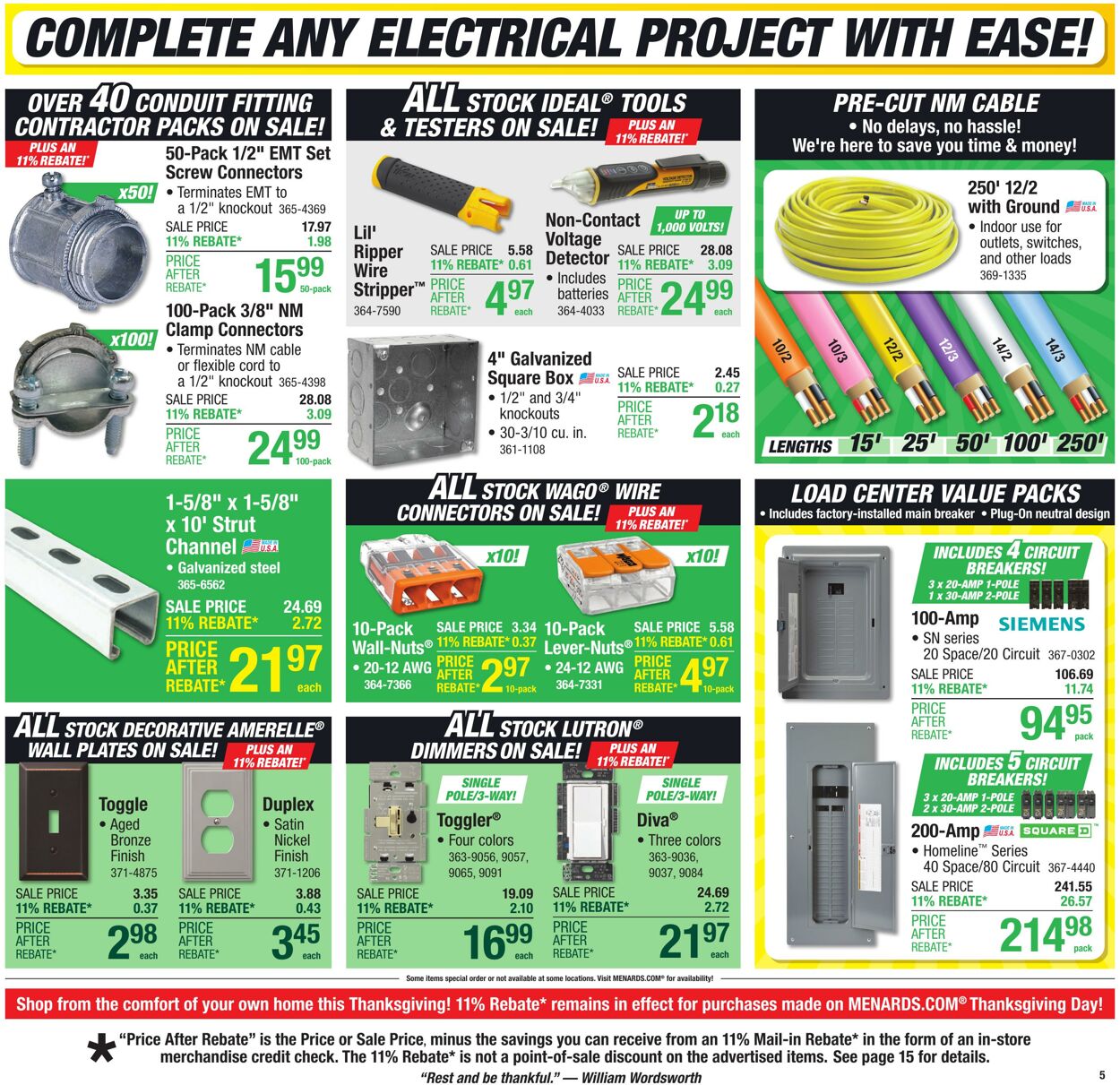 Weekly ad Menards 11/12/2025 - 11/27/2025