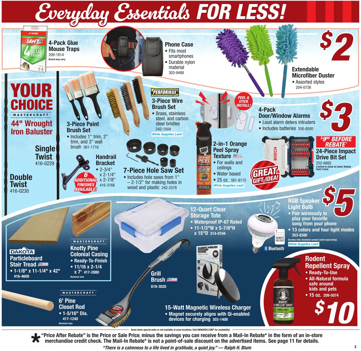 Weekly ad Menards 12/03/2025 - 12/14/2025