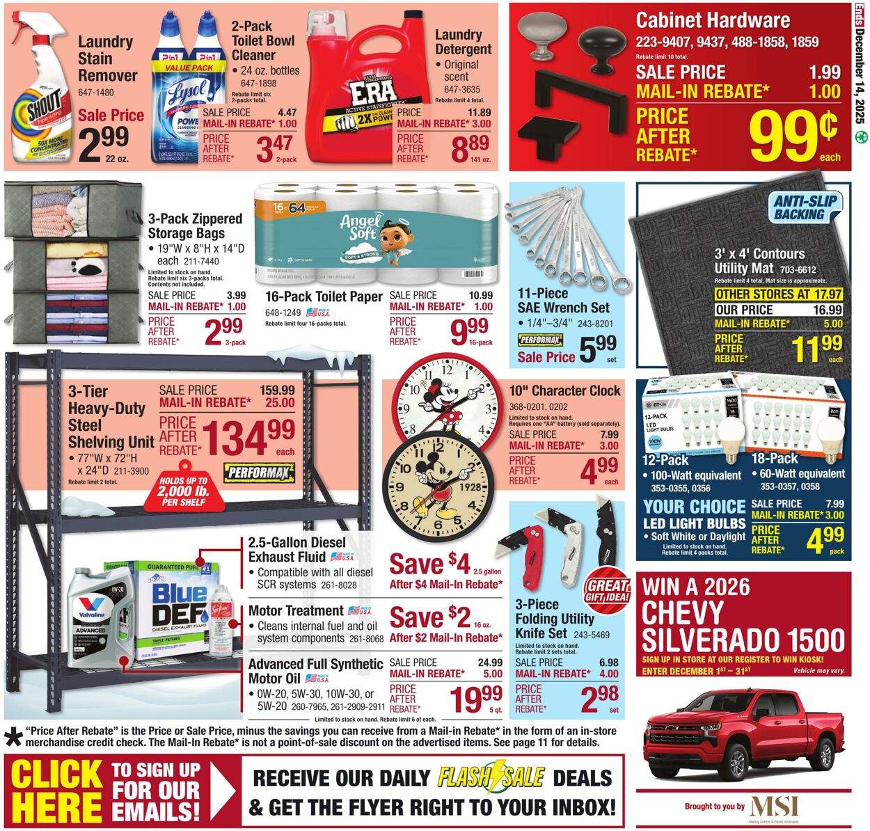 Weekly ad Menards 12/03/2025 - 12/14/2025