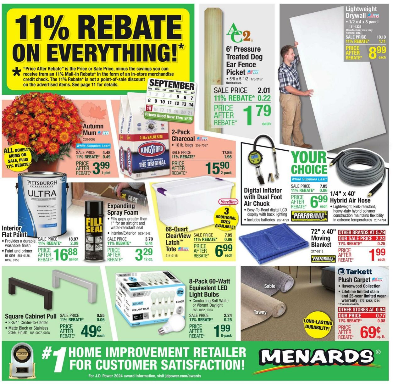 Weekly ad Menards 09/04/2024 - 09/15/2024