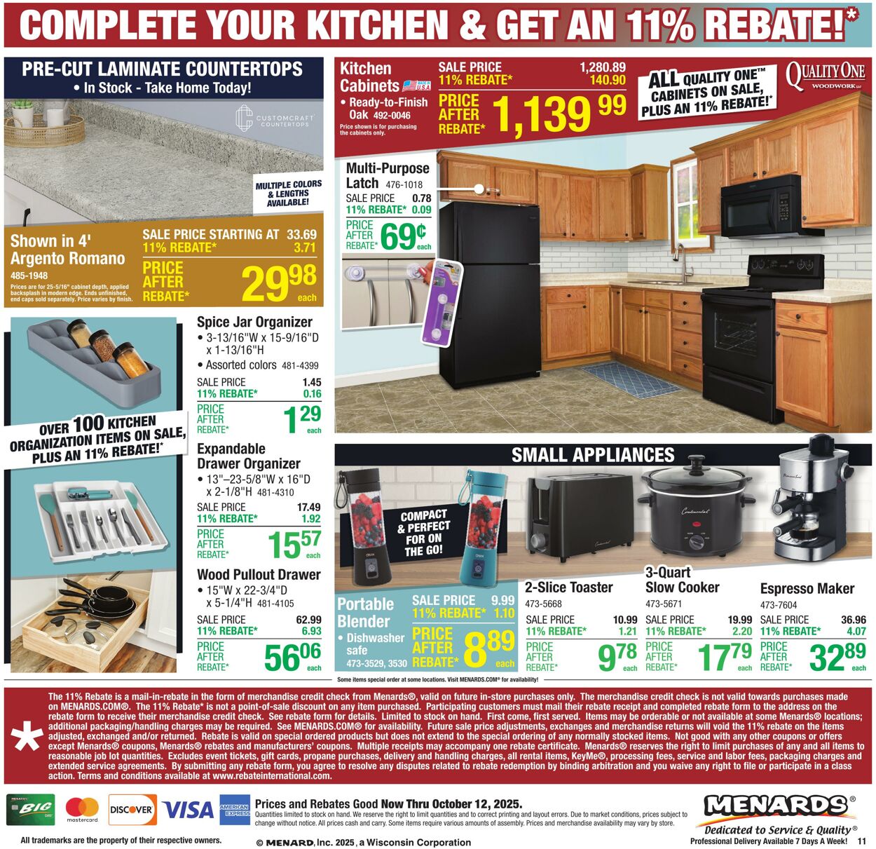 Weekly ad Menards 10/01/2025 - 10/12/2025
