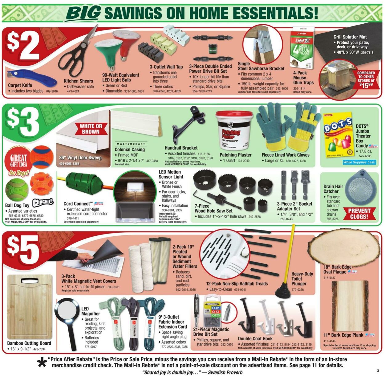 Weekly ad Menards 12/04/2024 - 12/15/2024