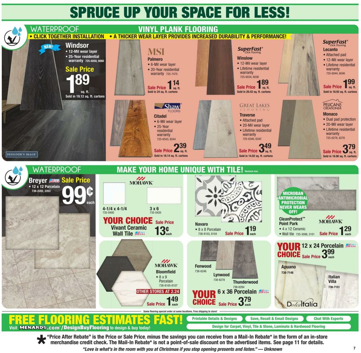 Weekly ad Menards 12/04/2024 - 12/15/2024