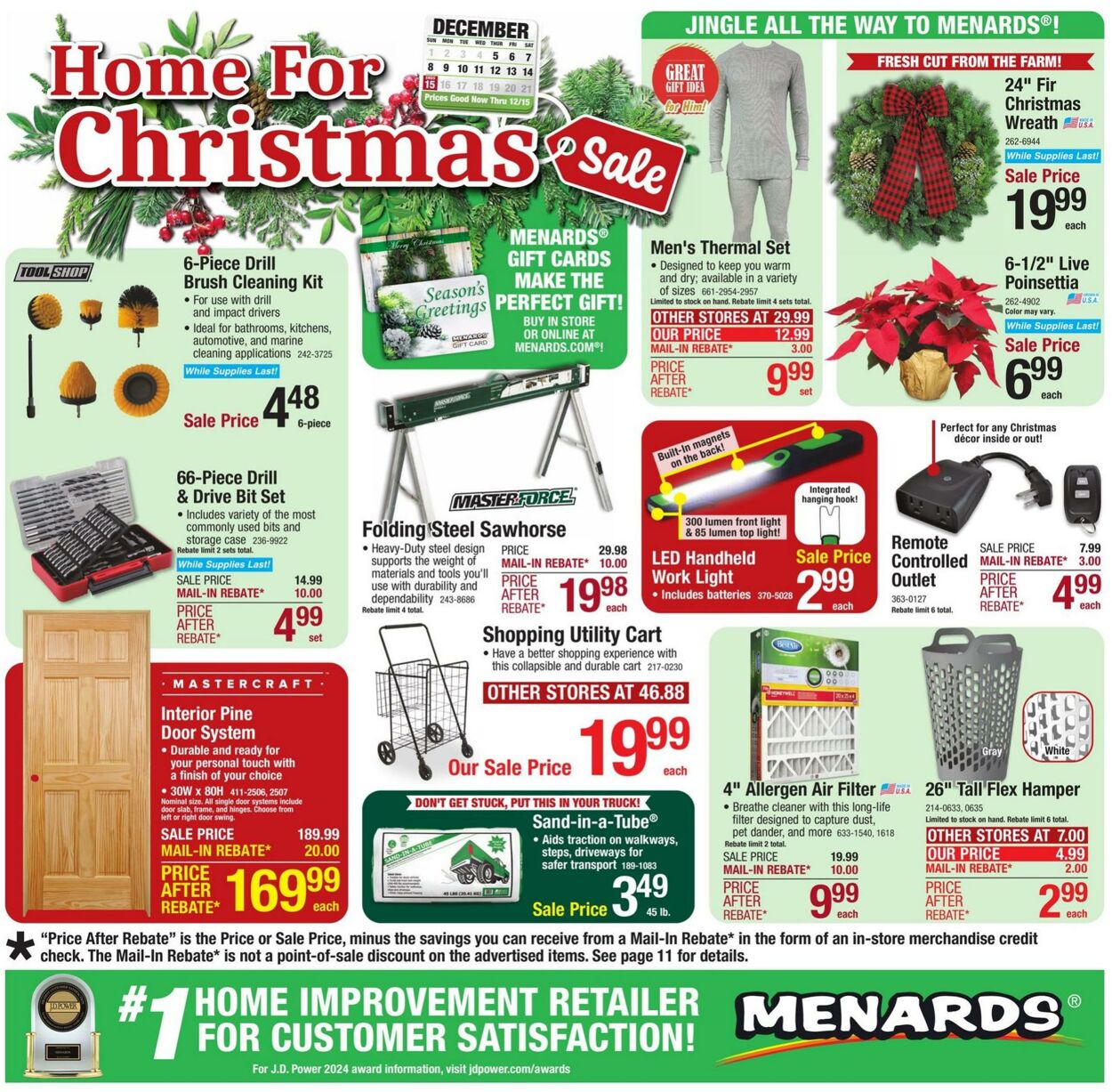 Weekly ad Menards 12/04/2024 - 12/15/2024