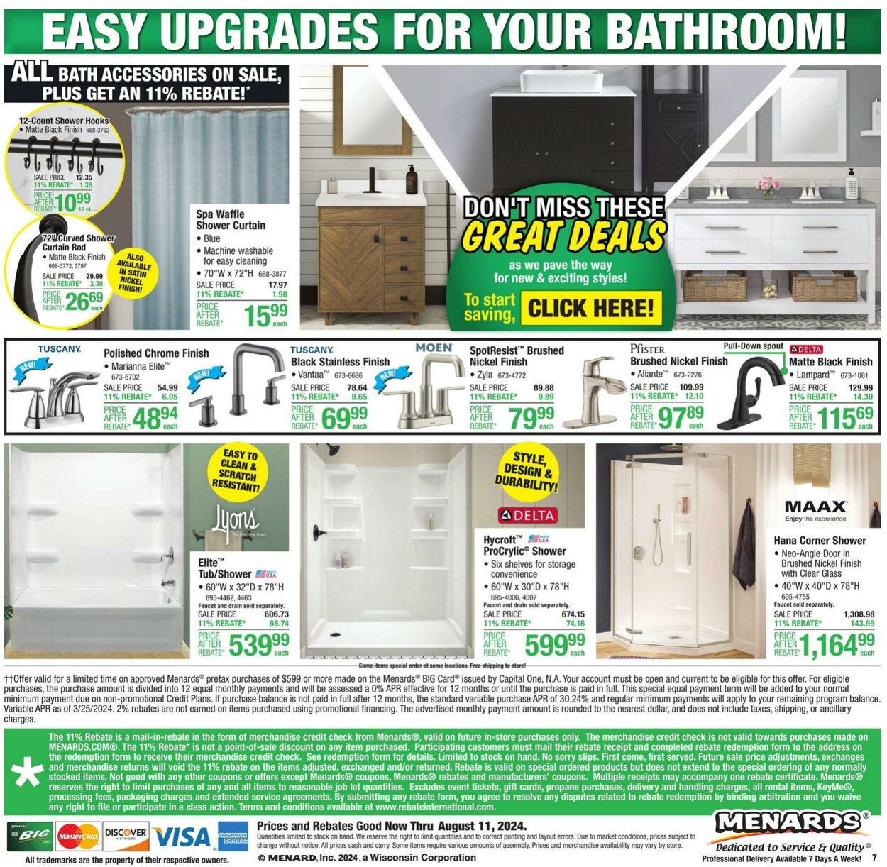 Weekly ad Menards 07/31/2024 - 08/11/2024