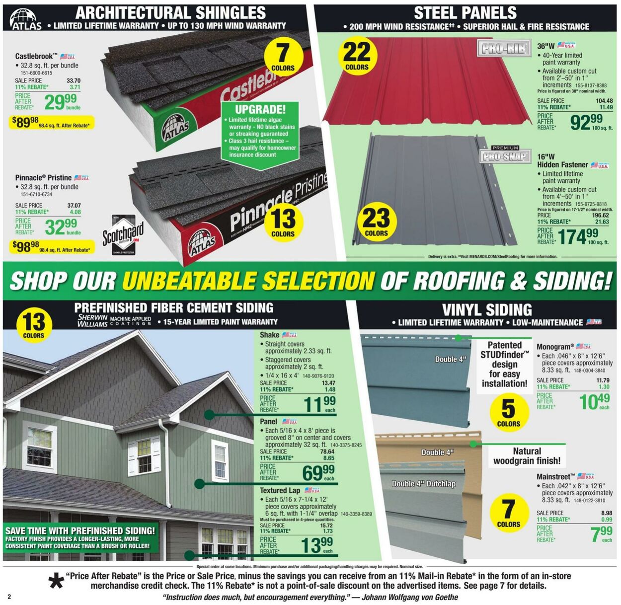 Weekly ad Menards 07/31/2024 - 08/11/2024