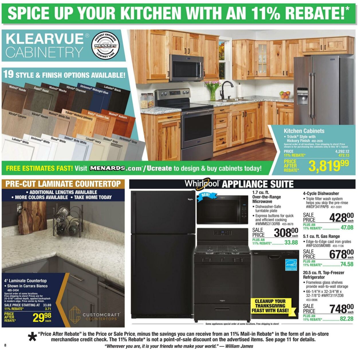 Weekly ad Menards 10/30/2024 - 11/10/2024