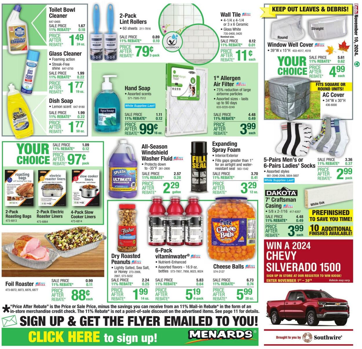 Weekly ad Menards 10/30/2024 - 11/10/2024