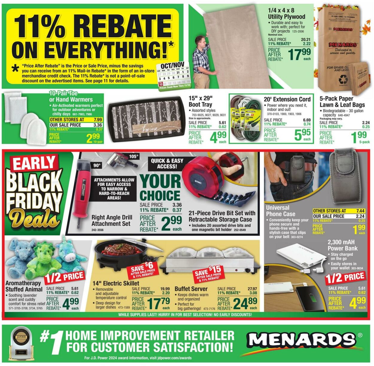 Weekly ad Menards 10/30/2024 - 11/10/2024