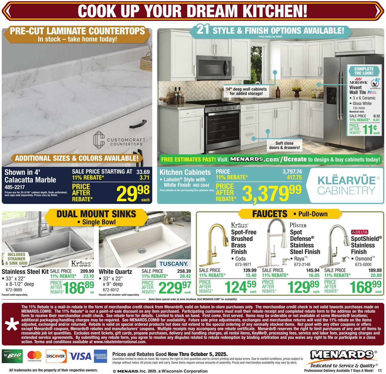 Weekly ad Menards 09/24/2025 - 10/05/2025