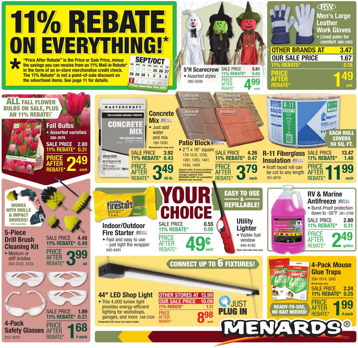 Weekly ad Menards 09/24/2025 - 10/05/2025