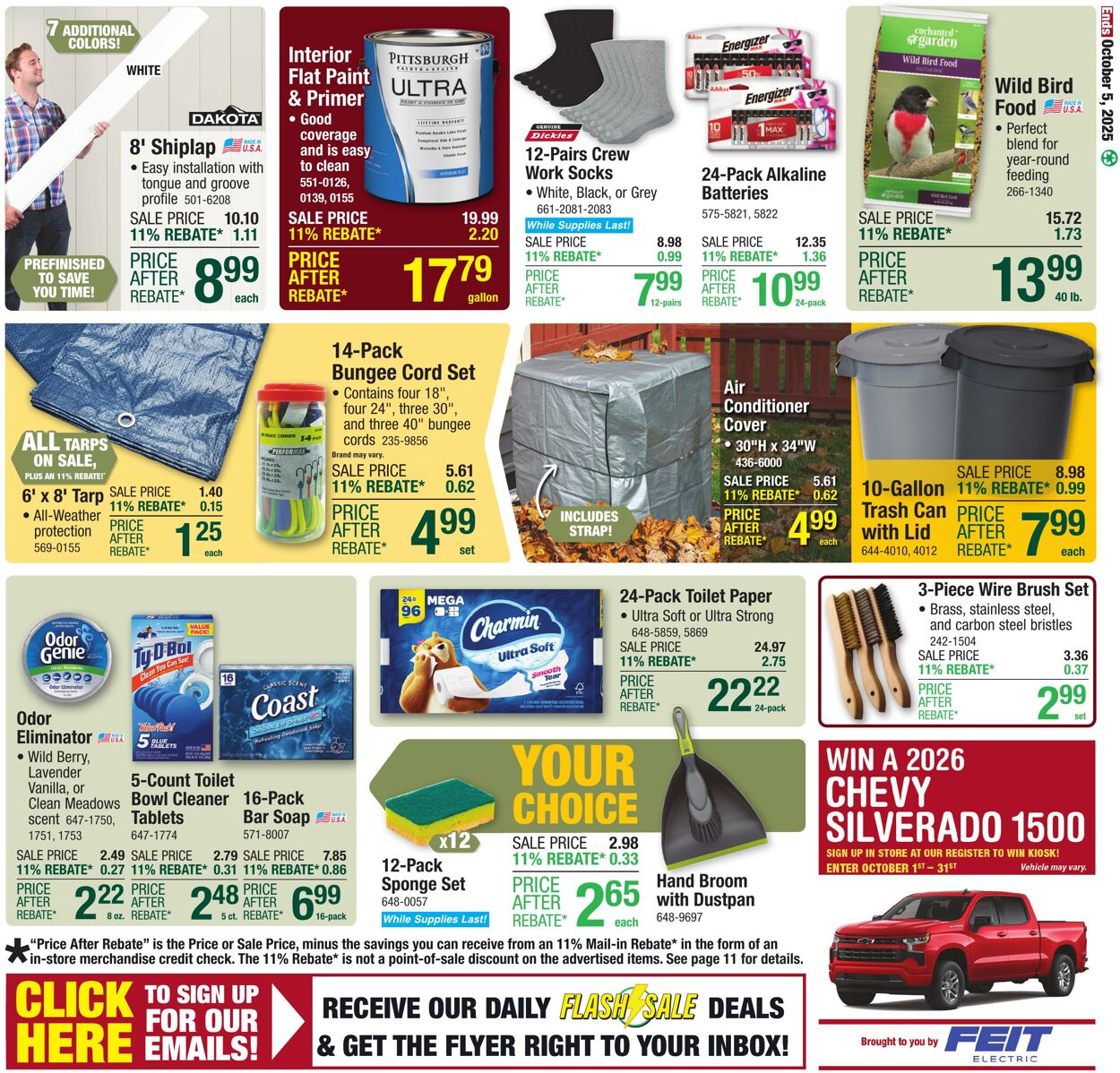 Weekly ad Menards 09/24/2025 - 10/05/2025