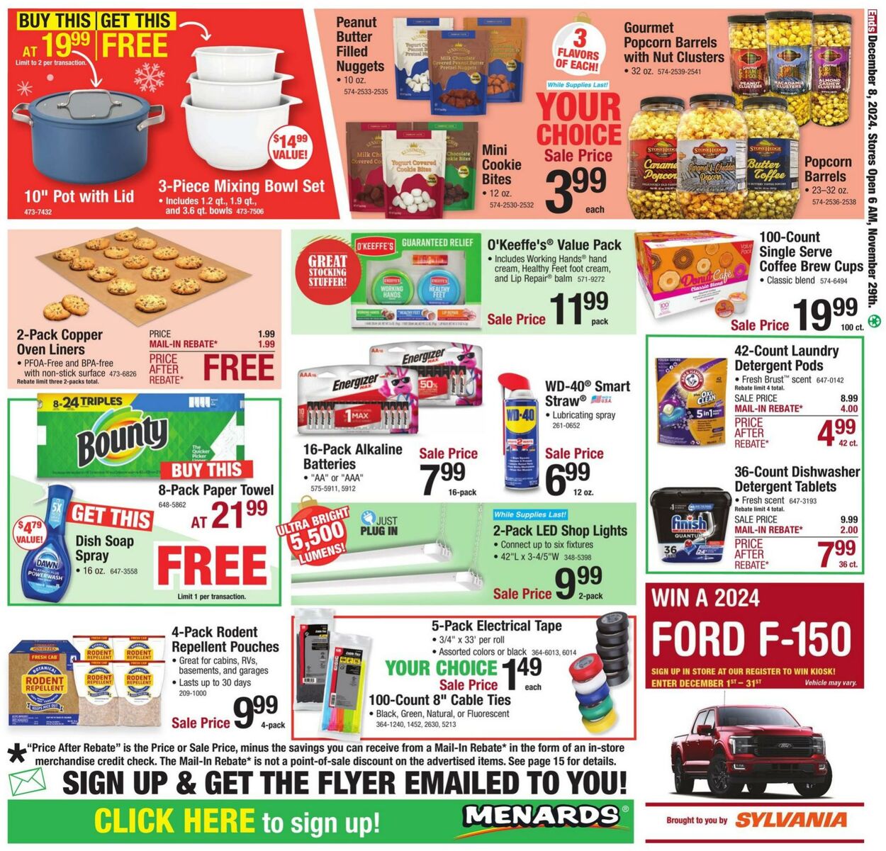 Weekly ad Menards 11/29/2024 - 12/08/2024