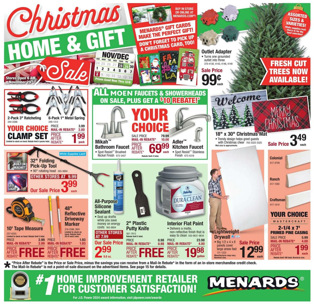 Weekly ad Menards 11/29/2024 - 12/08/2024