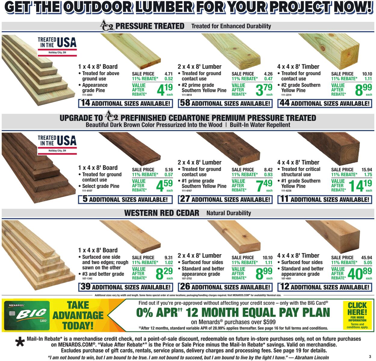 Weekly ad Menards 05/13/2026 - 05/25/2026